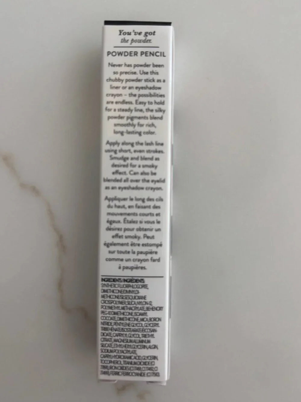 Laura Geller Powder Pencil Eyeshadow + Liner — Obsidian